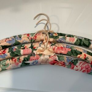 Floral Padded Hangers Set